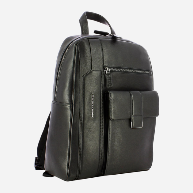 Plecak męski skórzany 14.5L Piquadro CA4943S105/N Czarny (800070169794) - obraz 3