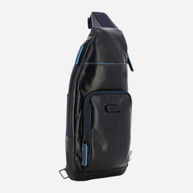 Plecak na jedno ramię męski skórzany Piquadro CA5577B2V/BLU Ciemnogranatowa (800070201999) - obraz 3