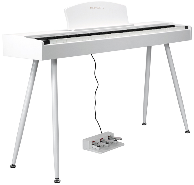 Pianino cyfrowe MusicMate MM-P40-W ClassicTouch (5904119284090) - obraz 2