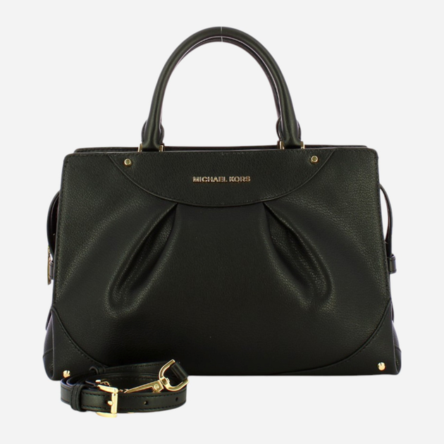 Torba shopper damska skórzana Michael Kors 30F3G6ES2L-001 Czarna (800070307997) - obraz 4