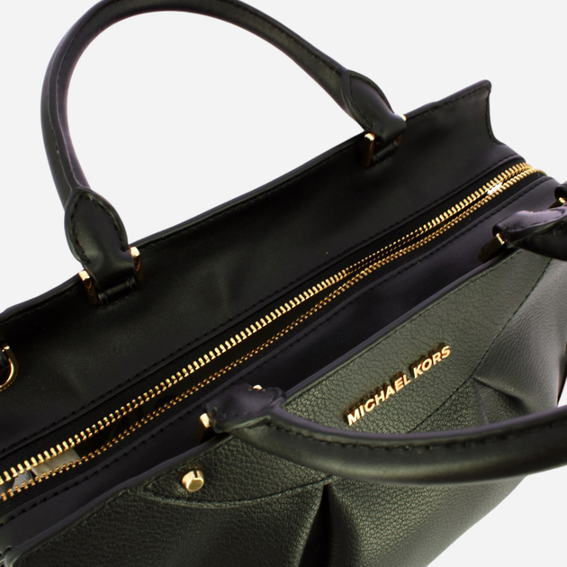 Torba shopper damska skórzana Michael Kors 30F3G6ES2L-001 Czarna (800070307997) - obraz 5