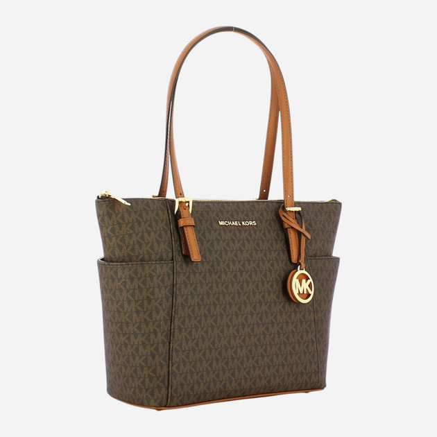 Torba shopper damska duża Michael Kors 30S0GTTT1B-252 Brązowa (800070263177) - obraz 3