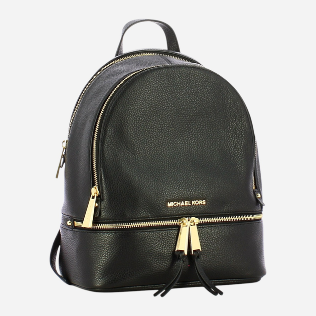 Plecak damski skórzany 11L Michael Kors Rhea 30S5GEZB1L-001 Czarny (800070263179) - obraz 3