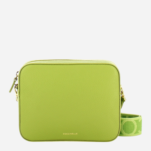 Torebka crossbody damska skórzana Coccinelle Tebe E5MN555M301-G32 Zielona (800070338310) - obraz 1
