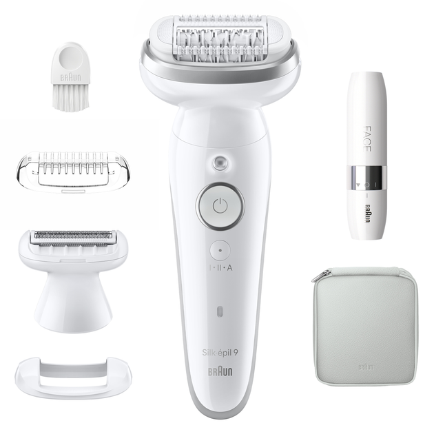 Эпилятор Braun Silk-epil 9 SES 9-341 + Триммер для тела (7500435225182) - изображение 1
