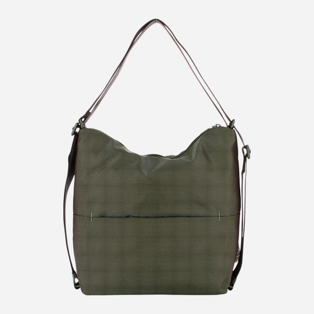 Сумка хобо жіноча середня Mandarina Duck MD20 P10QMT38-A44 Зелена (800070330337) - зображення 2