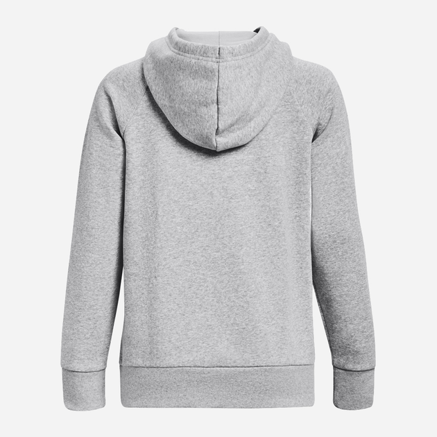 Худі тепле жіноче Under Armour UA Rival Fleece Hoodie 1379500-013 M Сіре (196883862146) - зображення 6