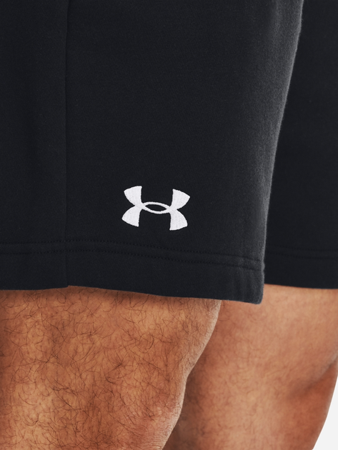 Шорти короткі чоловічі Under Armour UA Rival Fleece Shorts 1379779-001 L Чорні (196884202019) - зображення 4