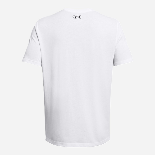 Koszulka męska Under Armour UA Sportstyle Logo Update SS 1382911-100 XL Biała (196885638305) - obraz 4
