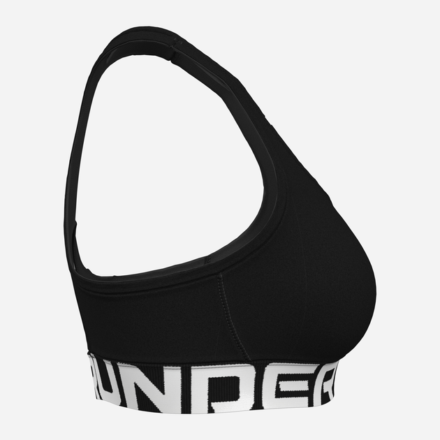 Спортивний топ для фітнесу жіночий Under Armour UA HG Mid Branded 1383544-001 L Чорний (196885476006) - зображення 4