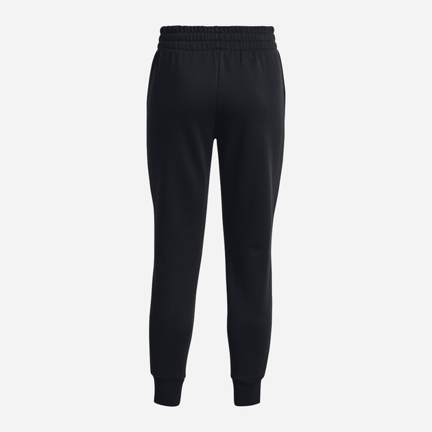 Спортивні штани на флісі жіночі Under Armour UA Rival Fleece Jogger 1379438-001 M Чорні (196883841462) - зображення 5