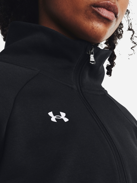 Світшот на флісі жіночий Under Armour UA Rival Fleece HZ 1379492-001 M Чорний (196883841042) - зображення 4