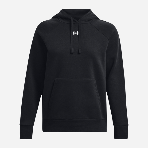 Худі тепле жіноче Under Armour UA Rival Fleece Hoodie 1379500-001 XS Чорне (196883854967) - зображення 5