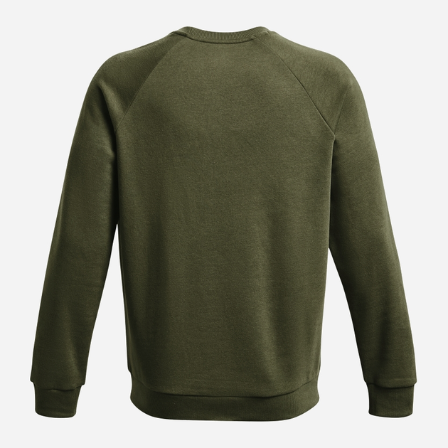 Bluza bez kaptura męska Under Armour UA Rival Fleece Crew 1379755-390 XL Khaki (196884157104) - obraz 6