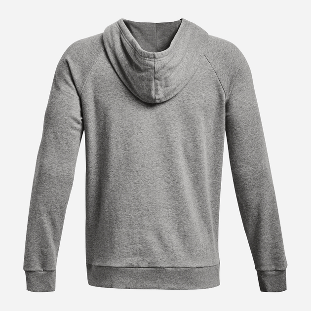 Bluza męska z kapturem ciepła Under Armour UA Rival Fleece Hoodie 1379757-025 M Szara (196884800437) - obraz 6