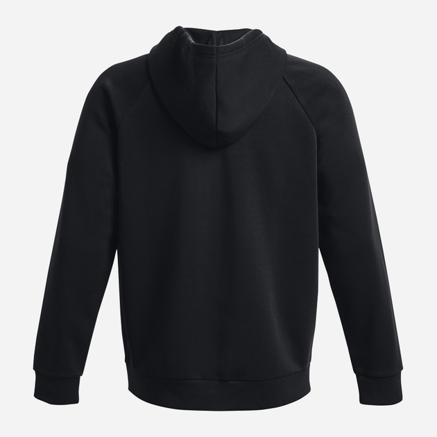Толстовка на флісі на блискавці чоловіча Under Armour UA Rival Fleece FZ Hoodie 1379767-001 M Чорна (196884199746) - зображення 6
