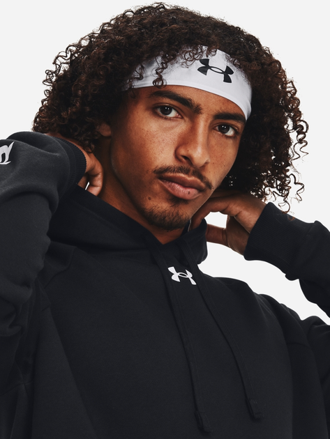 Dres męski (bluza z kapturem + spodnie) Under Armour UA Rival Fleece Suit 1379768-001 M Czarny (196884194192) - obraz 3
