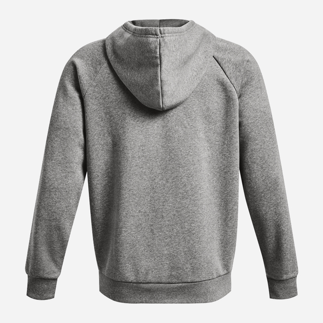 Толстовка на флісі на блискавці чоловіча Under Armour UA Rival Fleece FZ Hoodie 1379767-025 S Сіра (196884795153) - зображення 6