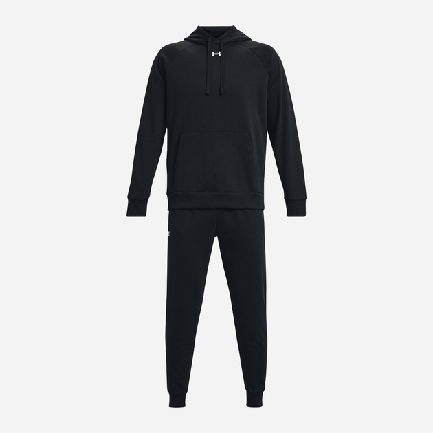 Dres męski (bluza z kapturem + spodnie) Under Armour UA Rival Fleece Suit 1379768-001 S Czarny (196884194437) - obraz 5