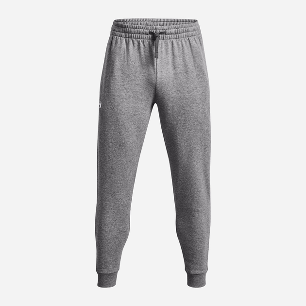 Спортивні штани утеплені чоловічі Under Armour UA Rival Fleece Joggers 1379774-025 S Сірі (196884792503) - зображення 5