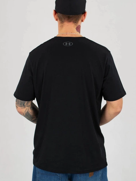 Футболка довга чоловіча Under Armour UA M Sportstyle LC SS UAR-1326799001 L Чорна (192007420629) - зображення 2