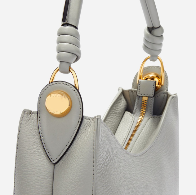 Torebka hobo damska skórzana Furla WB01489BX01763291S1002 Szara - obraz 5