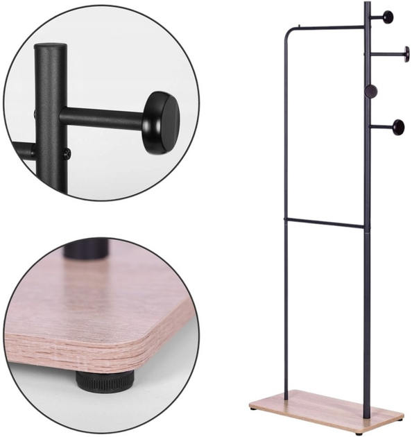 Wieszak na ubrania ModernHome by Multistore z półką na buty (YLT-0706-31P) - obraz 6