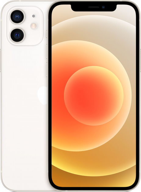 Мобильный телефон Apple iPhone 12 64GB White (MGJ63FS/A) - изображение 1