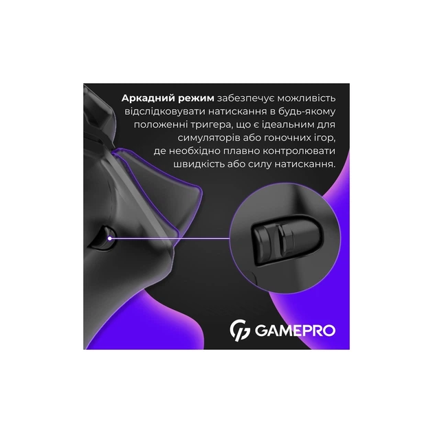 Геймпад GamePro GPX13B 2.4G/BT 5.1/USB/PC/iOS/Android RGB Black - Фото 5 Геймпад GamePro GPX13B 2.4G/BT 5.1/USB/PC/iOS/Android RGB Black - изображение 5