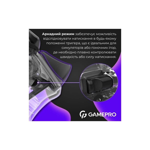 Геймпад GamePro GPX13T 2.4G/BT 5.1/USB/PC/iOS/Android RGB Transparent - изображение 5