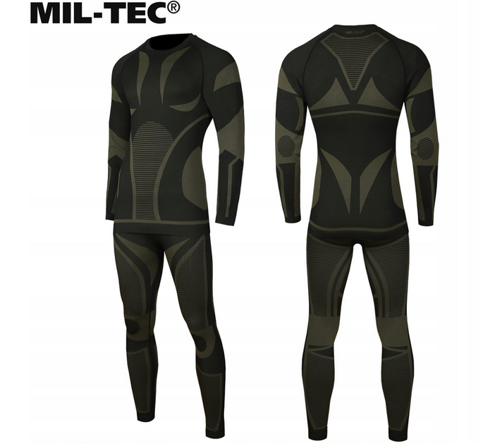 Термоактивна тактична білизна Mil-Tec 4-Way Stretch Performance Black XXL/3XL - Фото 1 Термоактивна тактична білизна Mil-Tec 4-Way Stretch Performance Black XXL/3XL - зображення 1