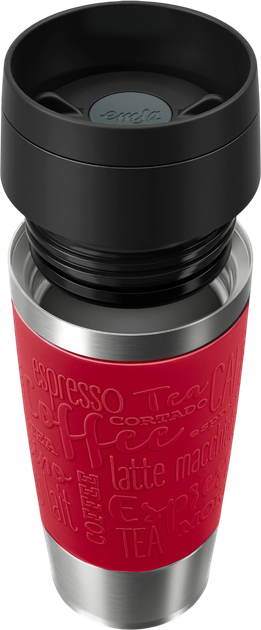 Термокружка Emsa Travel Mug Classic темно-червона 360 мл (4009049544823) - зображення 3