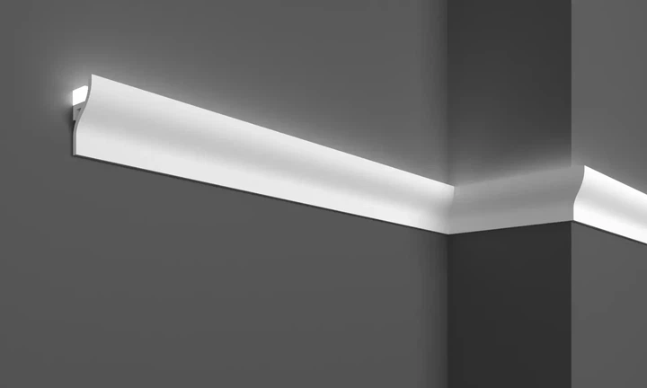 Карниз полимерный для LED освещения Grand Decor KH 906 Flex гибкий - изображение 2