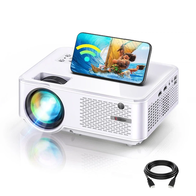 Мультимедийный проектор Bomaker C9 HD LED 7000 Лм Wi-Fi c динамиками Б/В - Фото 2 Мультимедийный проектор Bomaker C9 HD LED 7000 Лм Wi-Fi c динамиками Б/В - изображение 2