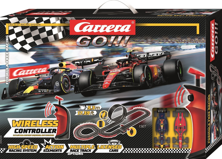 Tor wyścigowy Carrera GO!!! Wireless Formula Free Racing 5.3 m (62581) - obraz 1