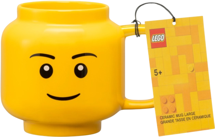 Кружка Lego Boy керамічна жовта 530 мл (5711938247591) - зображення 2