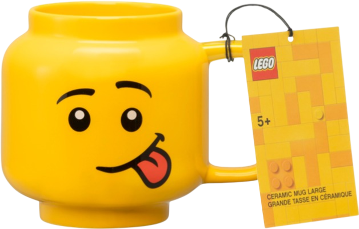 Кружка Lego Silly керамічна жовта 530 мл (5711938247614) - зображення 2