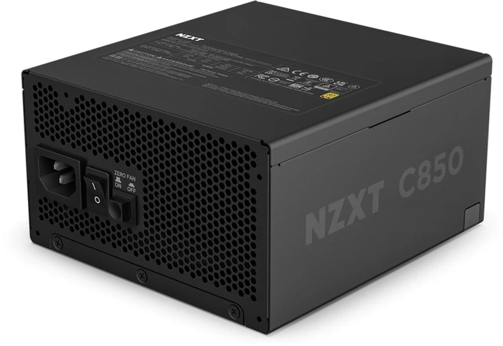 Блок питания NZXT C850 Gold ATX 3.1 Black (PA-8G2BB-EU) – фото