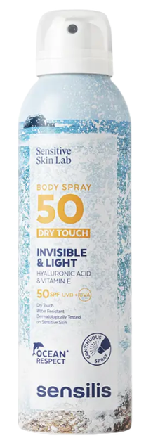 Spray do ciała Sensilis Invisible & Light SPF50+ przeciwsłoneczny 200 ml (8428749989707) - obraz 1