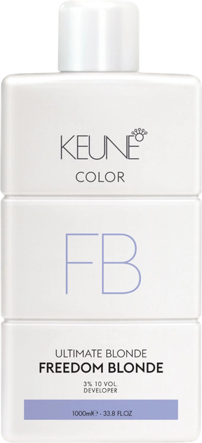 Окислювач для волосся Keune Freedom Blonde Developer 3% 10 vol 1 л (8719281034872) - зображення 1