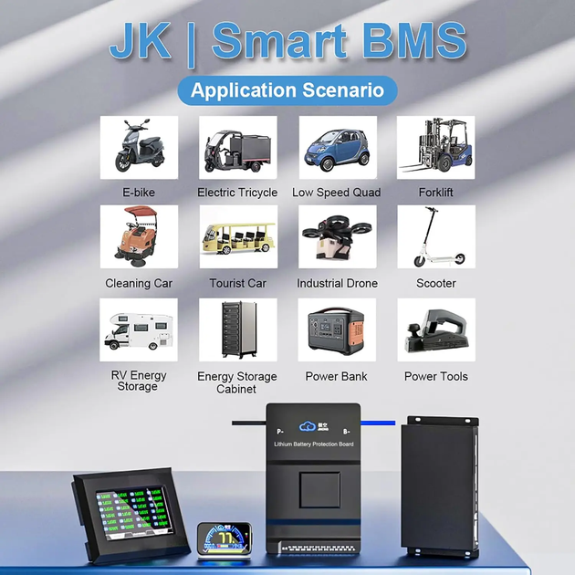Сенсорный экран JK BMS (Jikong) LCD сенсорный экран 4.3" (с кнопкой активации) - Фото 7 Сенсорный экран JK BMS (Jikong) LCD сенсорный экран 4.3" (с кнопкой активации) - изображение 7