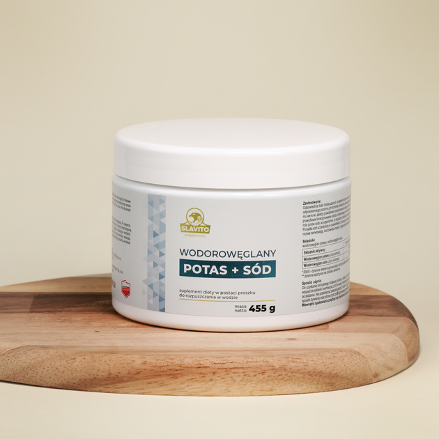 Suplement diety Slavito Wodorowęglany Potas + Sód 455 g (5900588006850) - obraz 3