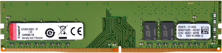 Оперативна пам'ять Kingston DDR4-3200 8192MB PC4-25600 ValueRAM (KCP432NS8/8) - зображення 1