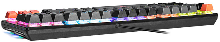 Klawiatura przewodowa Tracer Gamezone Strike 87 USB Black (TRAKLA47373) - obraz 4