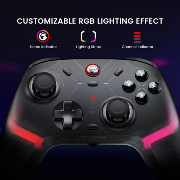 Kontroler bezprzewodowy GameSir Cyclone 2 Black (6936685222021) - obraz 10