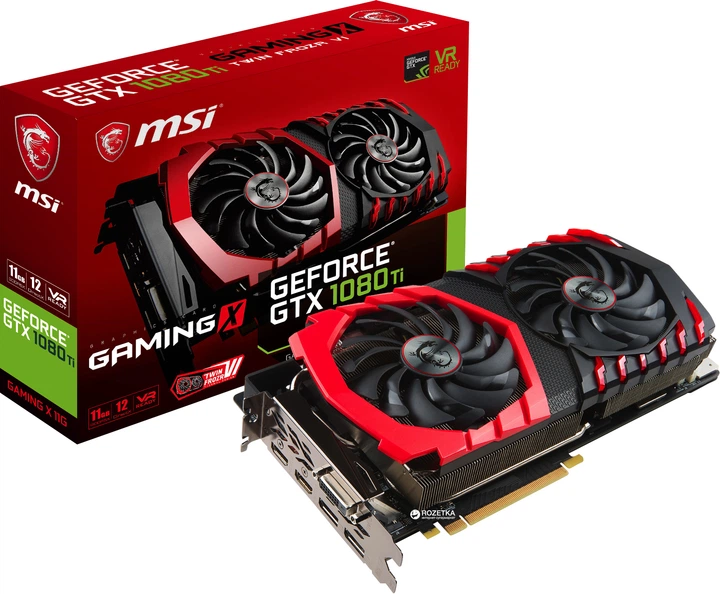 Відеокарта MSI PCI-Ex GeForce GTX 1080 Ti Gaming X 11GB GDDR5X