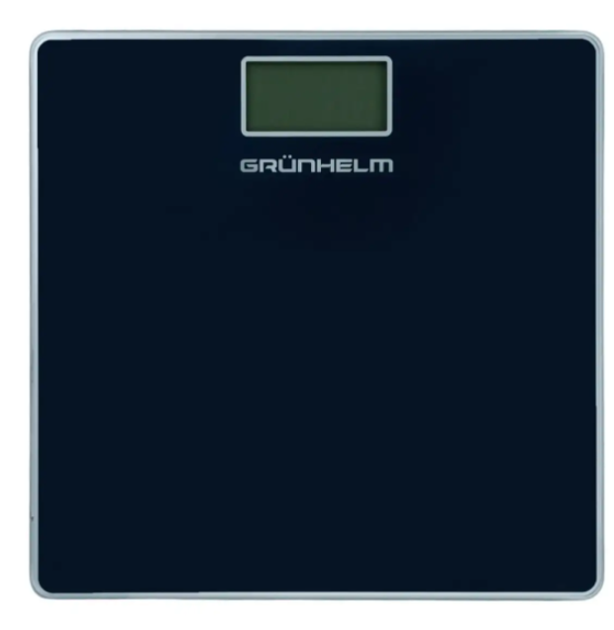 Весы напольные бытовые до 180 кг. Grunhelm BES-35BLG точность 100 г ...