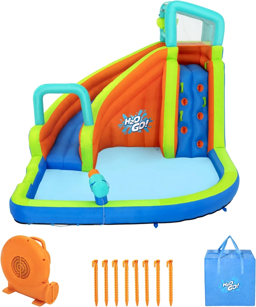 Plac zabaw dmuchany Bestway Park Wodny Turbo Splash Mega Water Park (6941607349885) - obraz 1