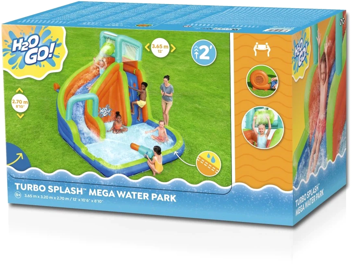 Надувний ігровий майданчик Bestway Turbo Splash Mega Water Park (6941607349885) - зображення 4
