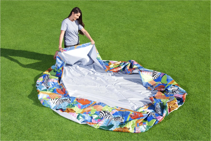 Дитячий стійковий басейн Bestway Steel Pro Animal World 305 x 66 см 10 FT (6942138972177) - зображення 5